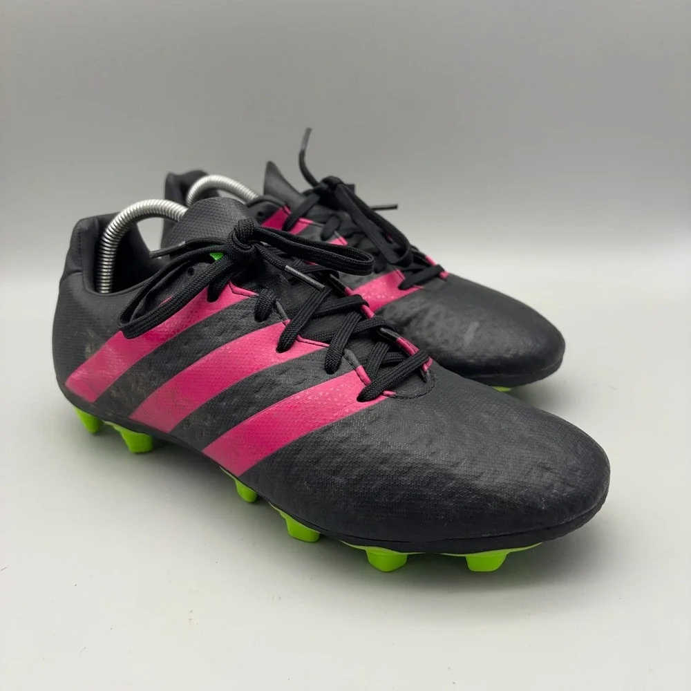 Adidas Ace 16.4 FxG Mens 8.5 Black Soccer Cleats Firm Ground AF4978 Athletic